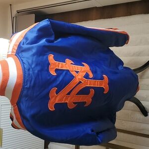 NEW YORK METS STARTER Snap Down Jacket L